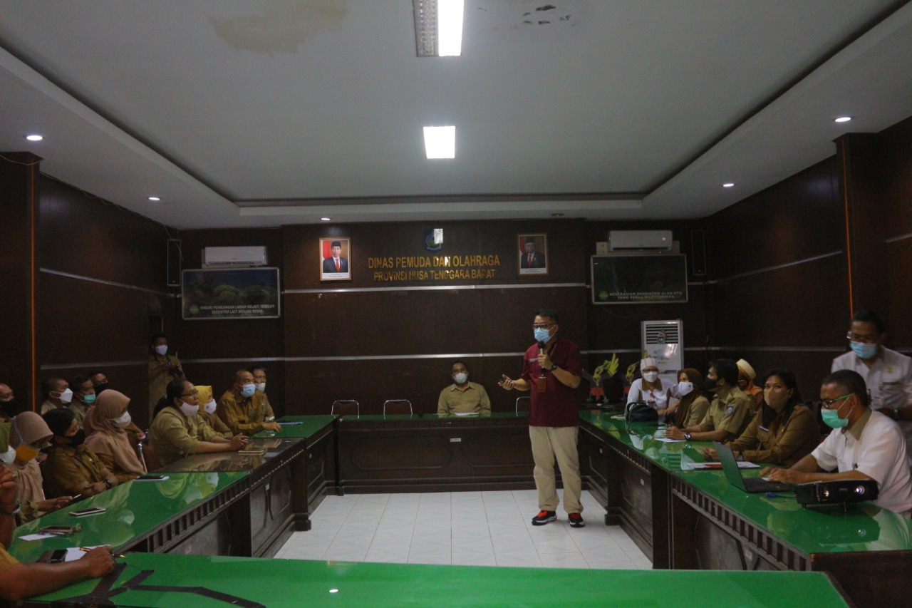 RSJMS BERI DKJPS UNTUK DINAS PEMUDA DAN OLAHRAGA PROVINSI NTB